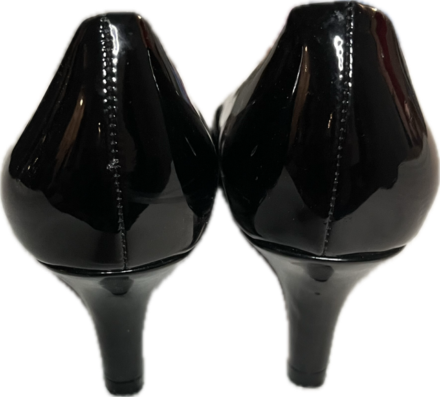 Lifestride Black Patent Leather Pumps Size 5.5