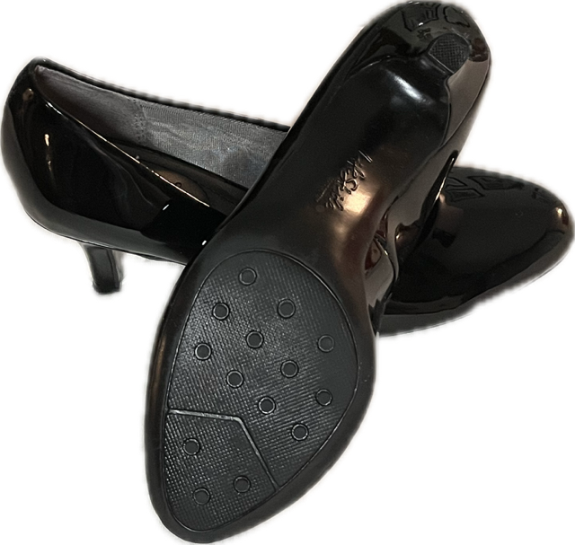 Lifestride Black Patent Leather Pumps Size 5.5
