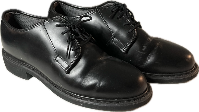 Bates Men's Leather Uniform Work Shoe Size 6 EW