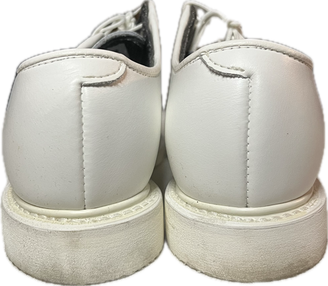 Bates Women's White Leather Oxfords Size 6 EW