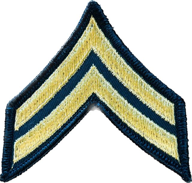 US ARMY E-4 Corporal Sew-On Chevrons