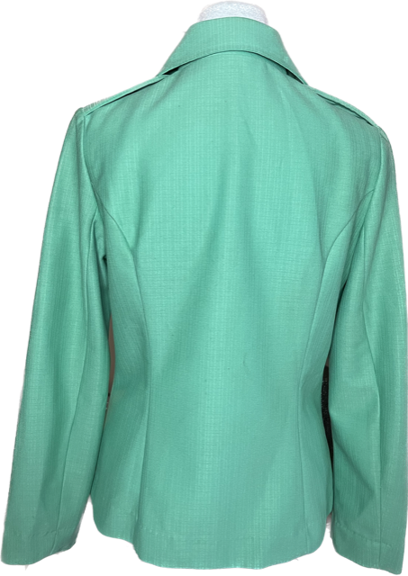 VINTAGE - US ARMY Women's Mint Green Summer Uniform Jacket