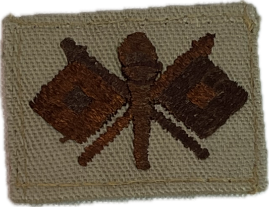 VINTAGE - US ARMY Cloth Branch Insignia Signal Corps Sew On