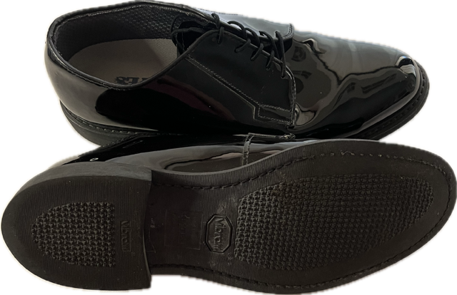 Bates High Gloss Sentry Oxfords Size 11.5D