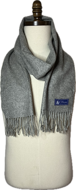 The Citadel Gray Scarf