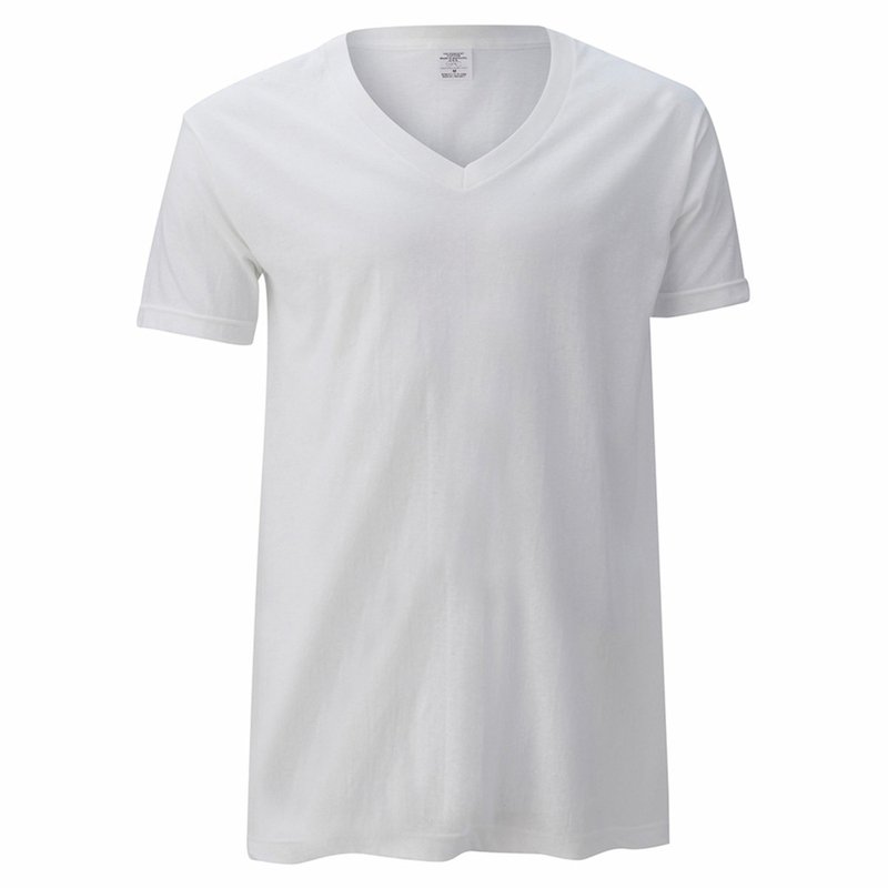 USMC Male V-Neck White Undershirt - 3 Pack