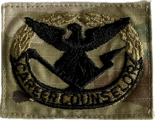 US ARMY Career Counselor Embroidered MultiCam/Scorpion (OCP) Badge - Sew On