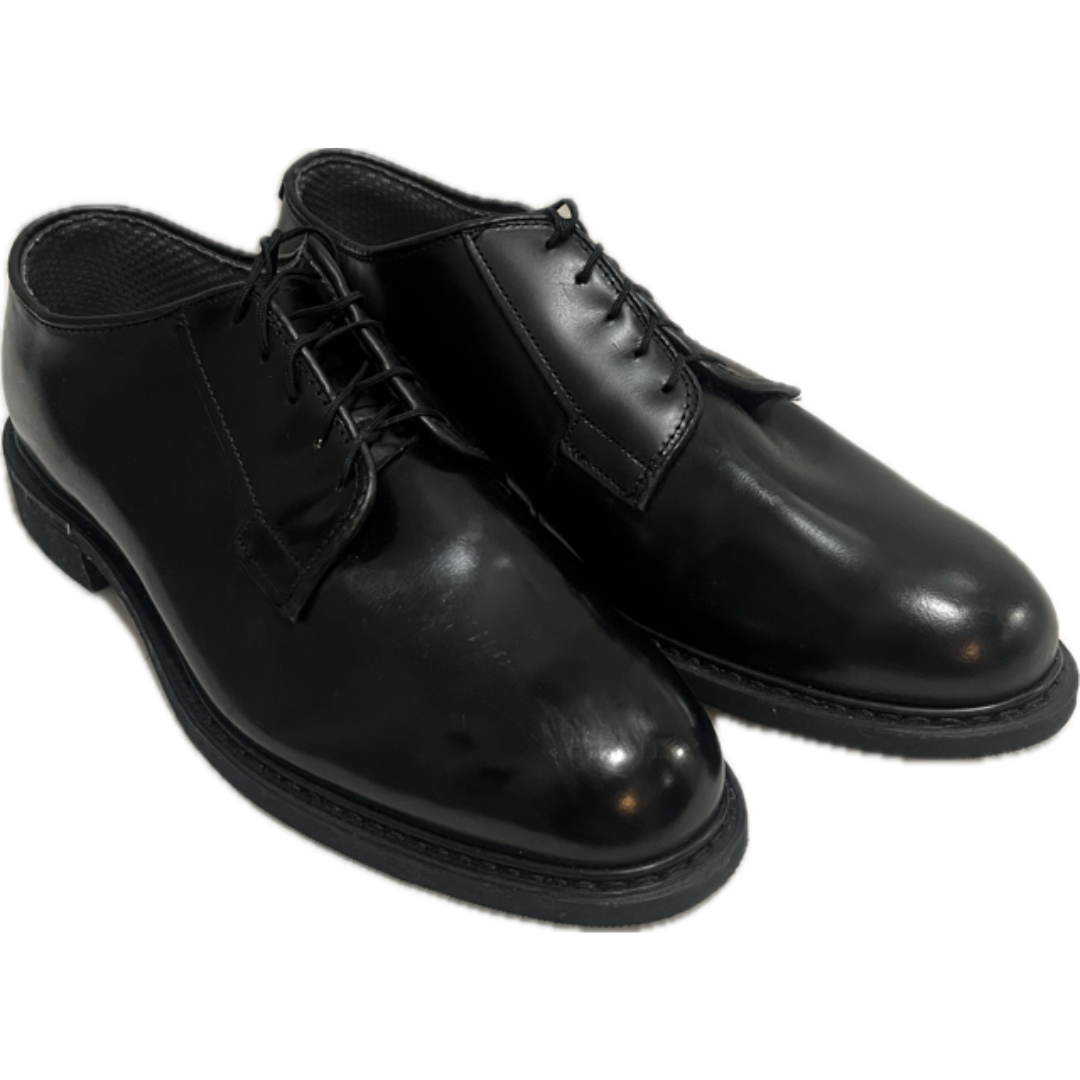 Capps Commander Black Leather Oxfords 90258 Size 10E