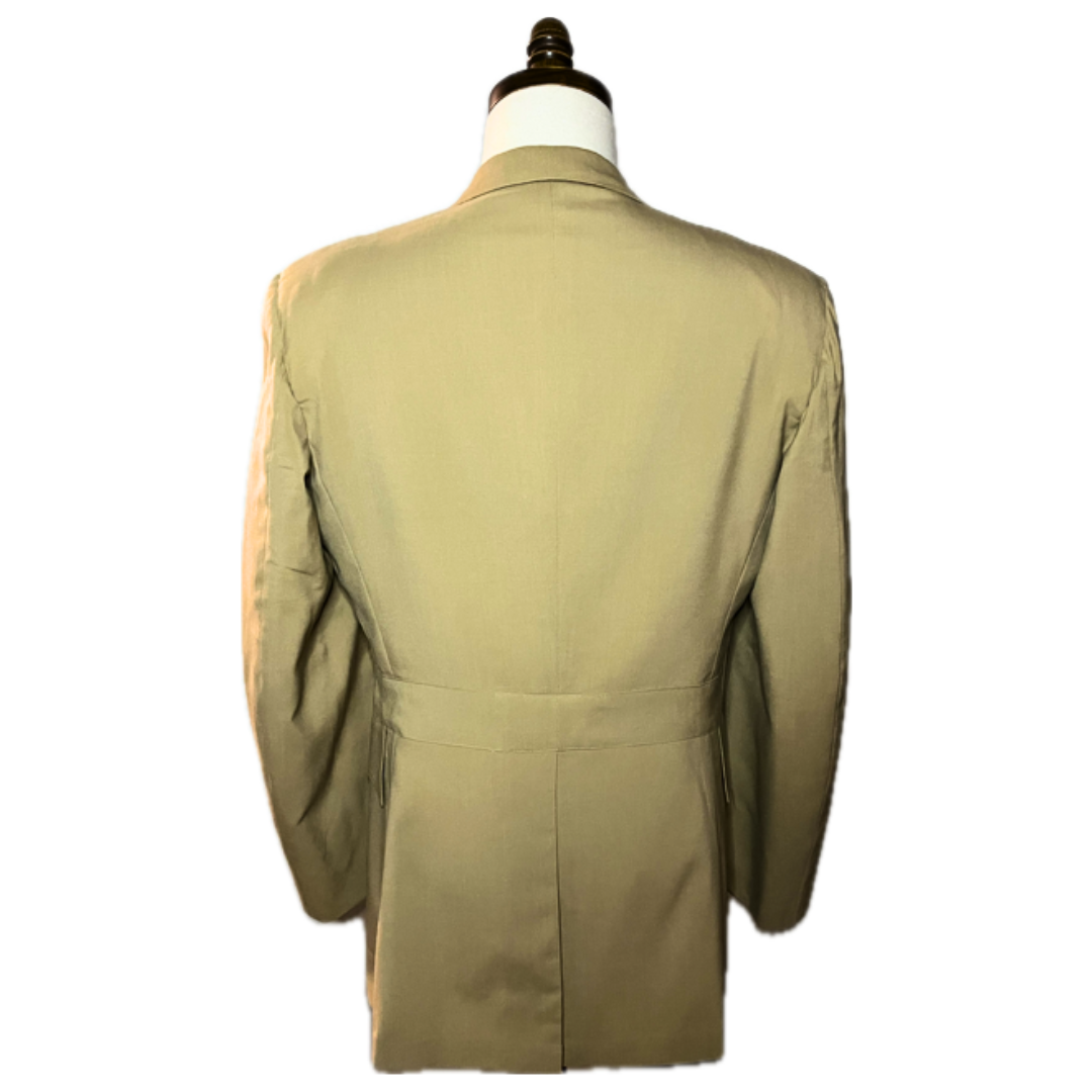 VINTAGE - US NAVY Male Service Dress Khaki Coat