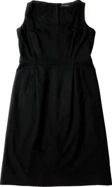 Piazza Sempione Black Knee-Length Tank Dress