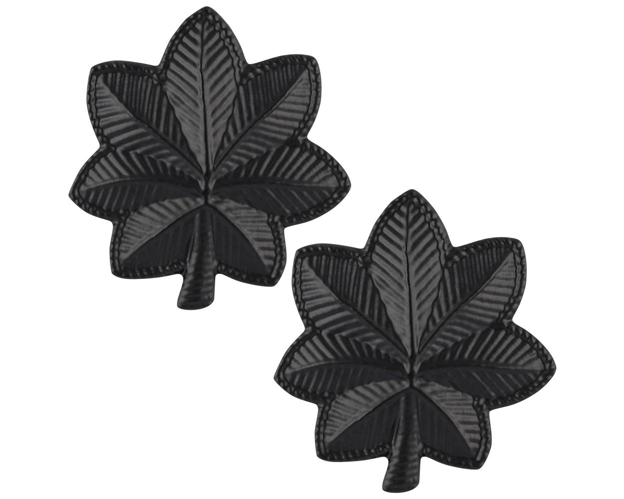 US Army Rank Lieutenant Colonel Subdued Black Metal