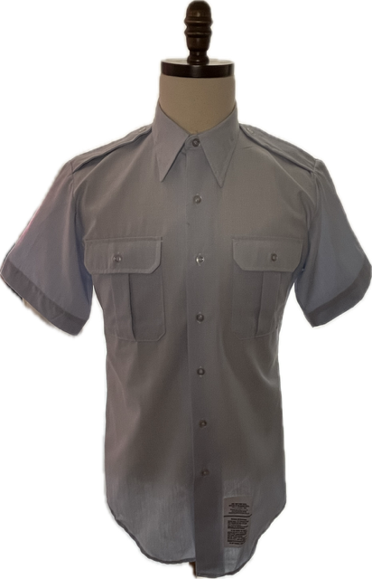US AIR FORCE Men's Short Sleeve Blue Shirt