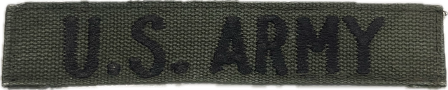 VINTAGE - US ARMY Sew On Tapes
