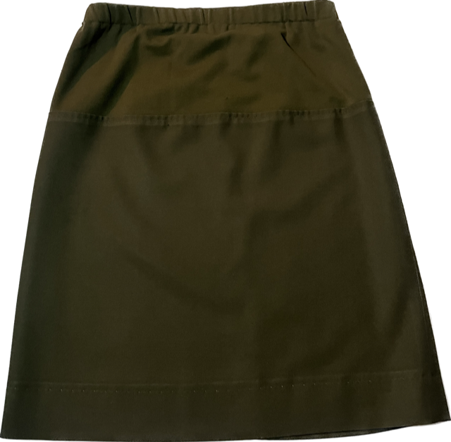 VINTAGE - USMC Green Service Maternity Skirt