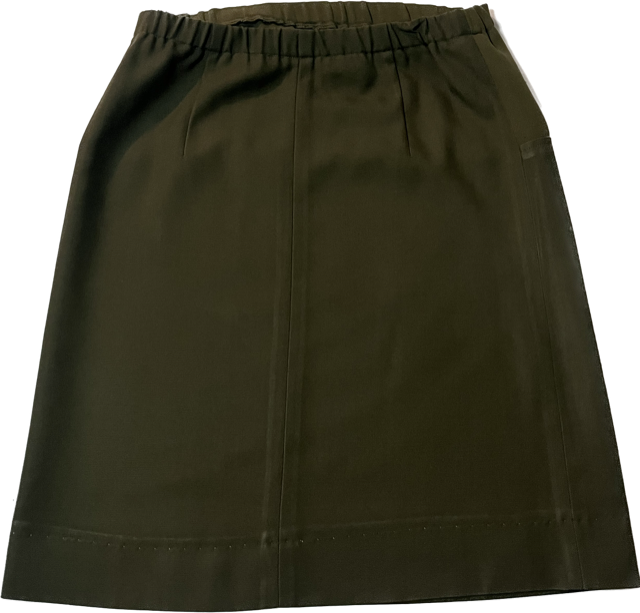 VINTAGE - USMC Green Service Maternity Skirt