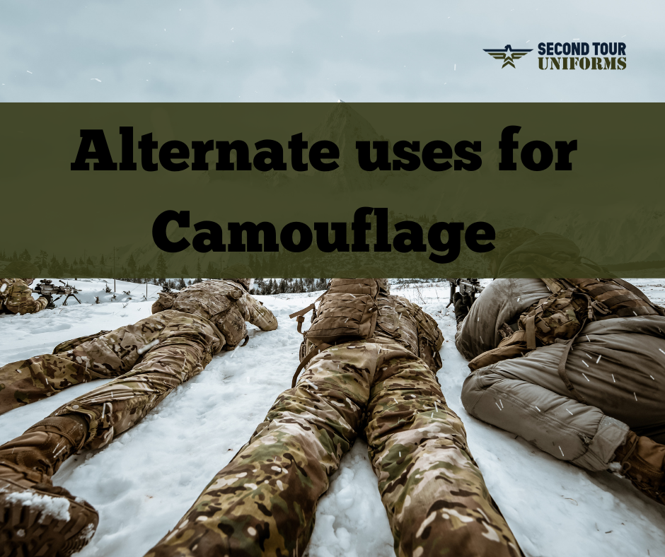 alterante uses for camouflage uniforms