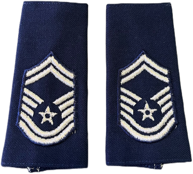 US AIR FORCE Epaulets - E-8 Senior Master Sergeant