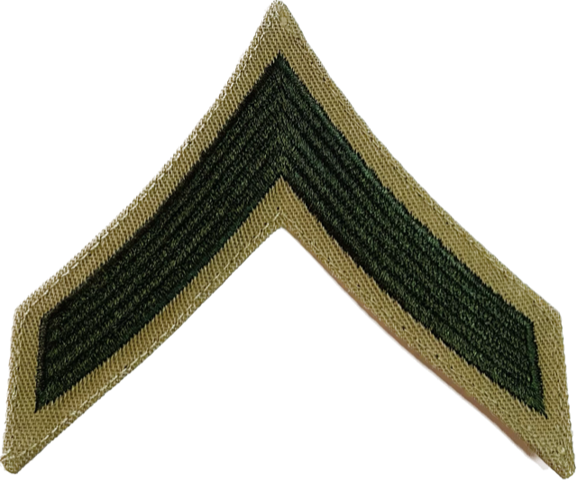 USMC Private First Class Sew-On Chevrons