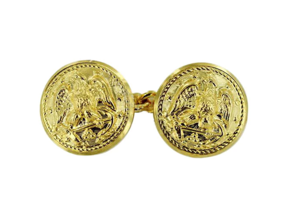 Navy Gold Button US NAVY Chained Gold Buttons – Second Tour Uniforms