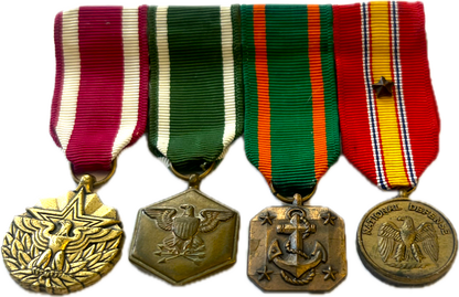 Vintage Assorted US Military Miniature Medals