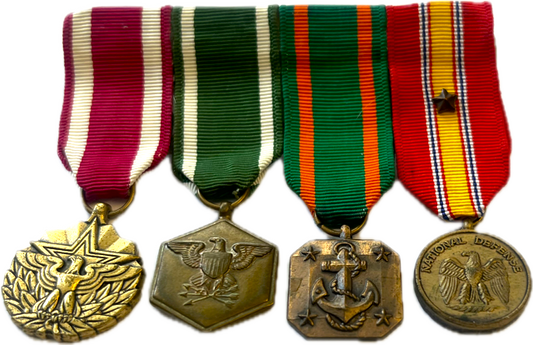 Vintage Assorted US Military Miniature Medals