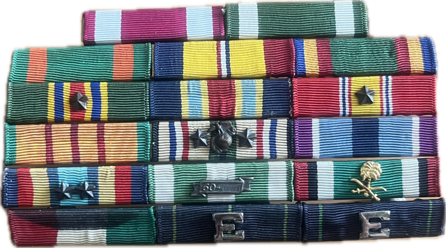 Assorted Ribbons and Ribbon Mounts