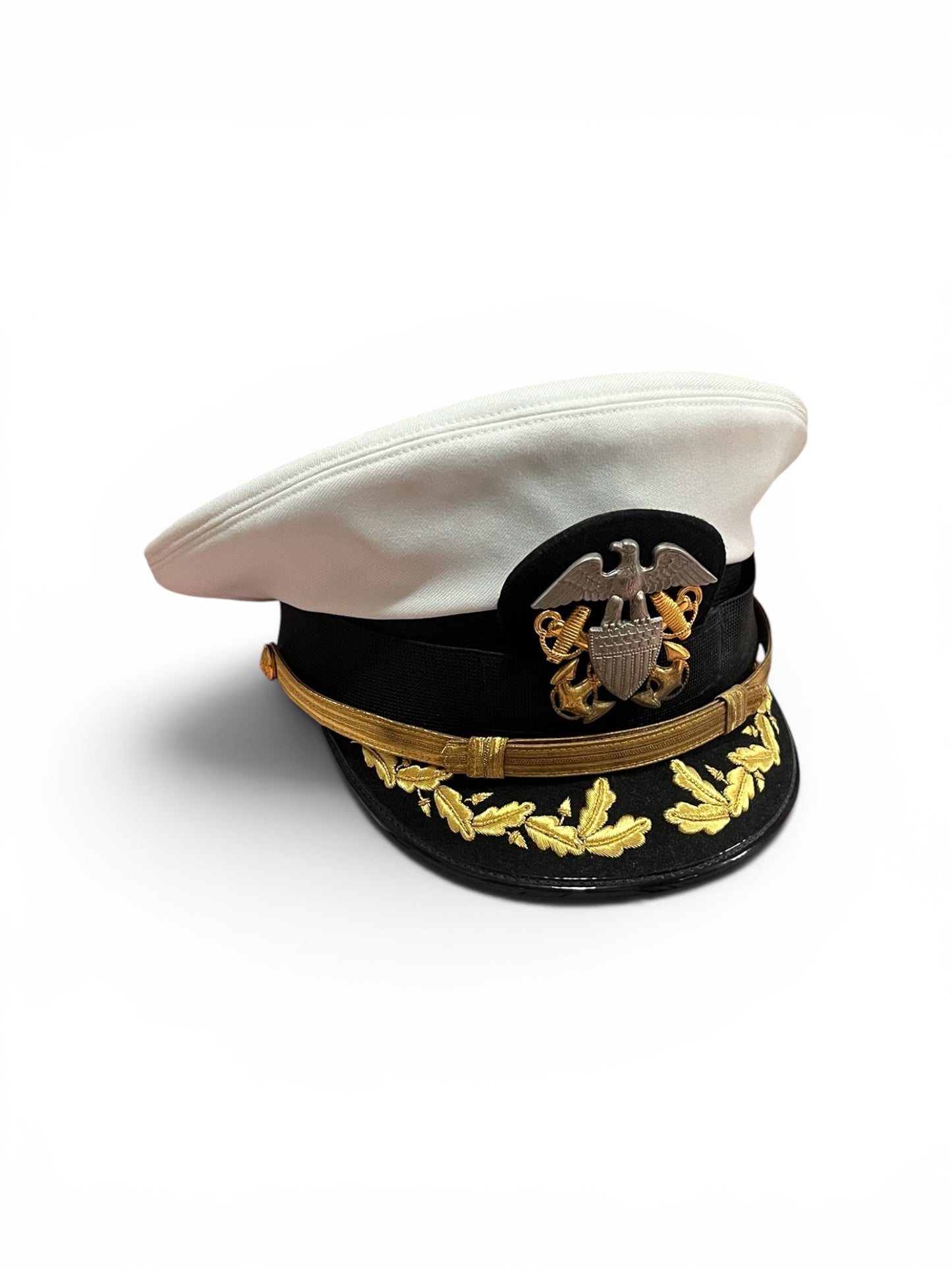 VINTAGE - US NAVY Captain/Commander's Cap