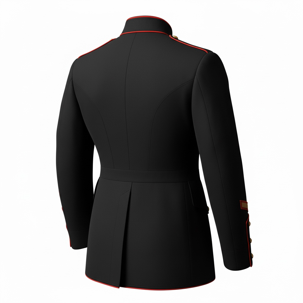 USMC Male Enlisted Dress Blue Coat - No Chevrons