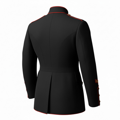 USMC Male Enlisted Dress Blue Coat - No Chevrons