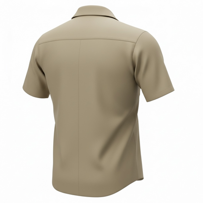 VINTAGE - US NAVY Male Khaki Poplin Shirt