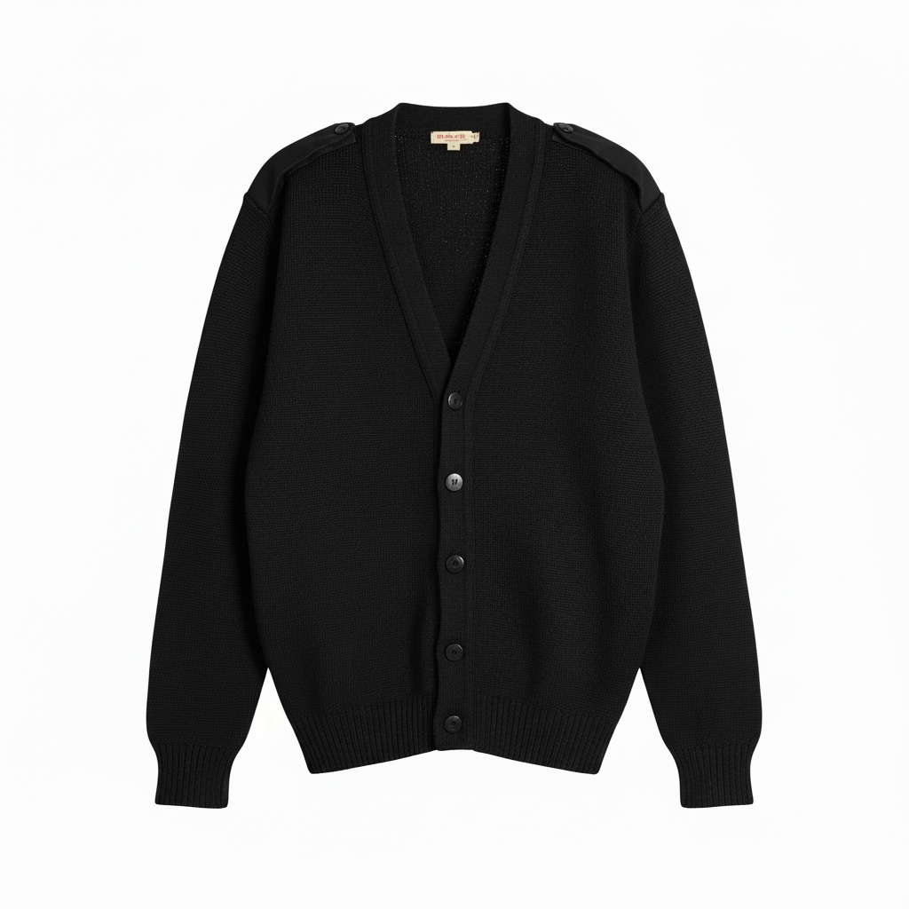 VINTAGE - US Military V-Neck Cardigan