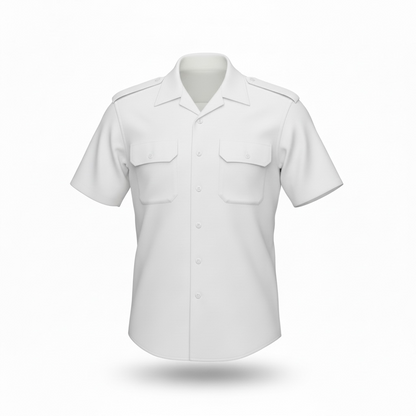 FAIR - US Army Men's Short Sleeve White Shirt