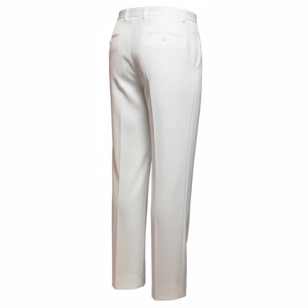 US NAVY Male White Service Trousers