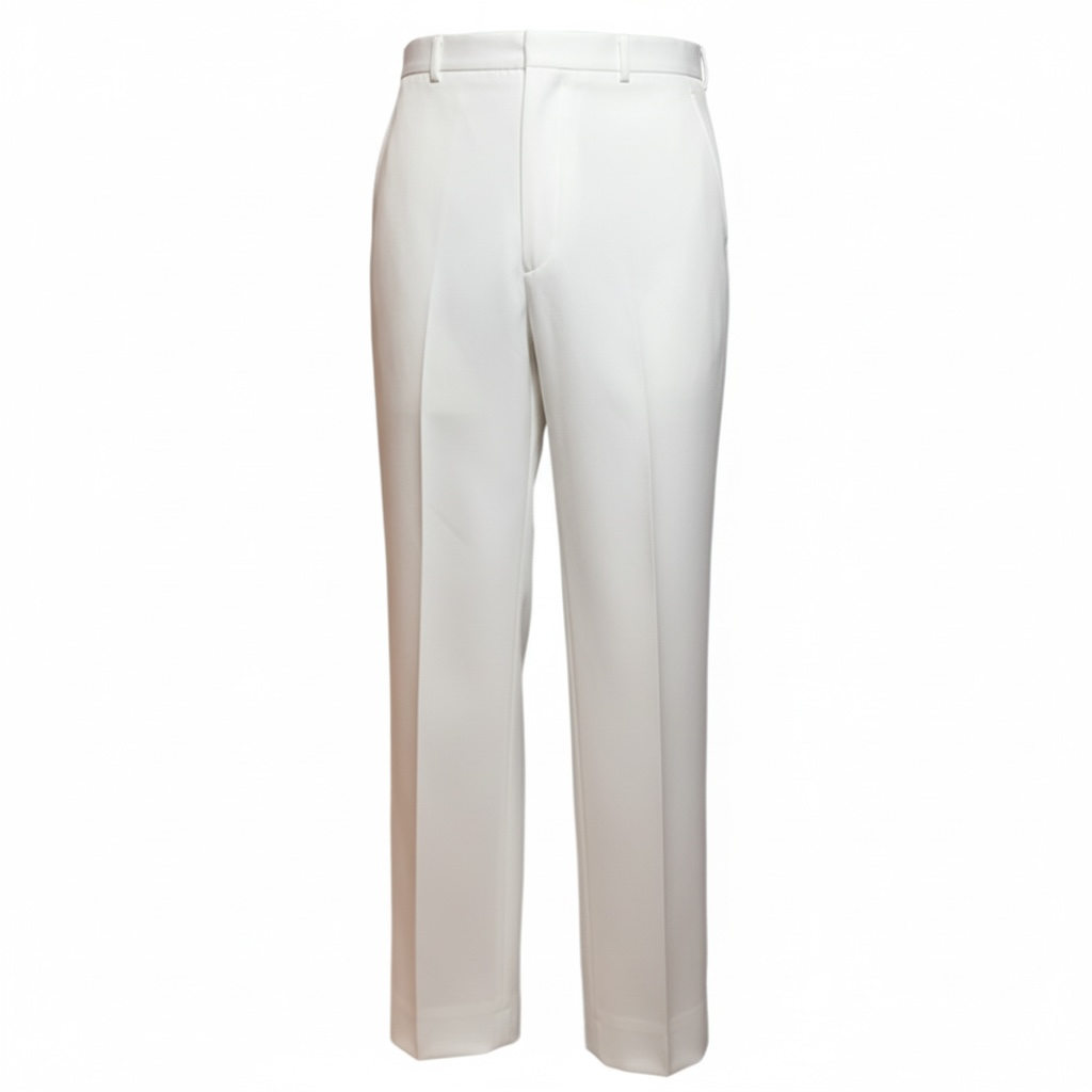 US NAVY Male White Service Trousers