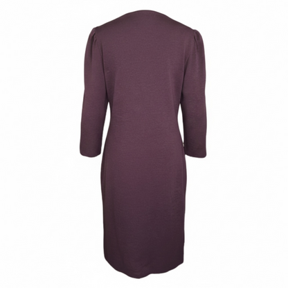 Vintage Lanvin Purple Sheath Dress