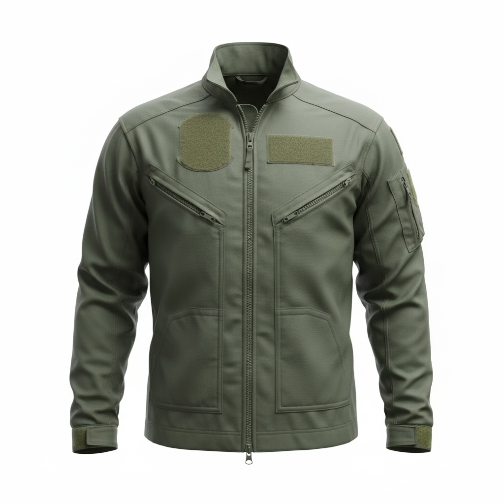 MASSIF Green Flight Suit Jacket - NAVAIR