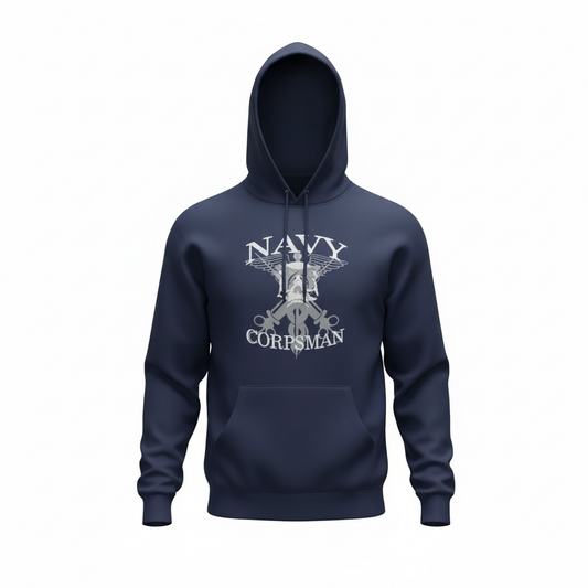 US NAVY Corpsman Skull Sweatshirt