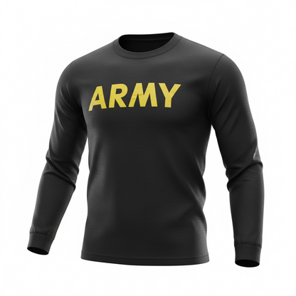 US Army APFU Long Sleeve PT Shirt
