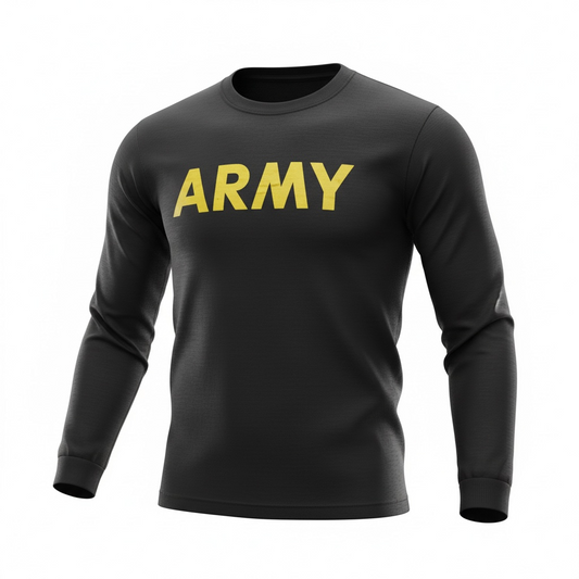 US Army APFU Long Sleeve PT Shirt