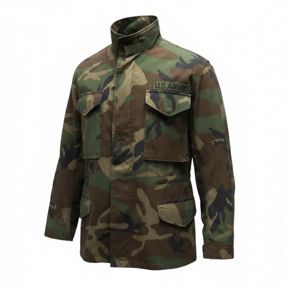 US ARMY Cold Weather Field Coat Woodland Camouflage