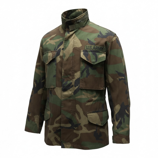US ARMY Cold Weather Field Coat Woodland Camouflage