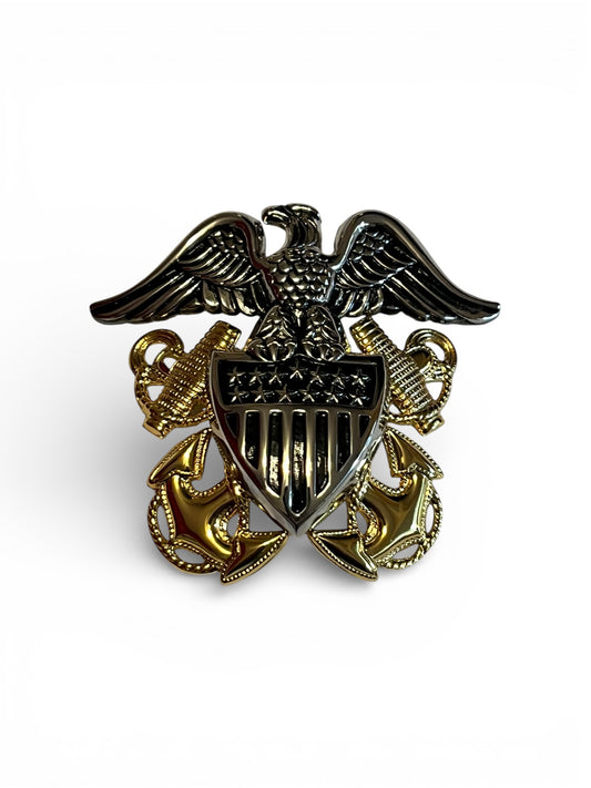 US Navy Officer High Relief Cap Device