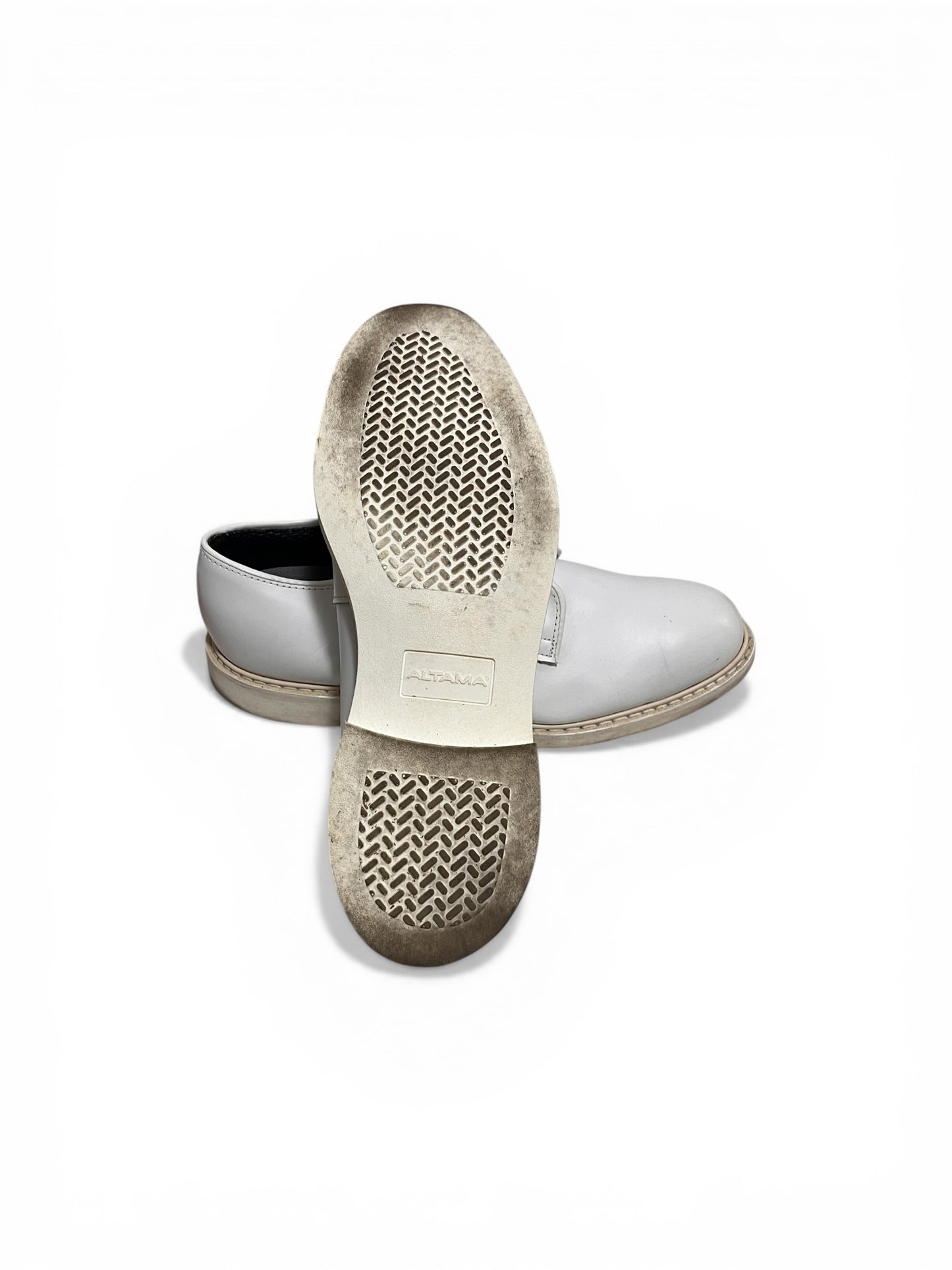 Altama Men's White Leather Oxfords Size 11.5