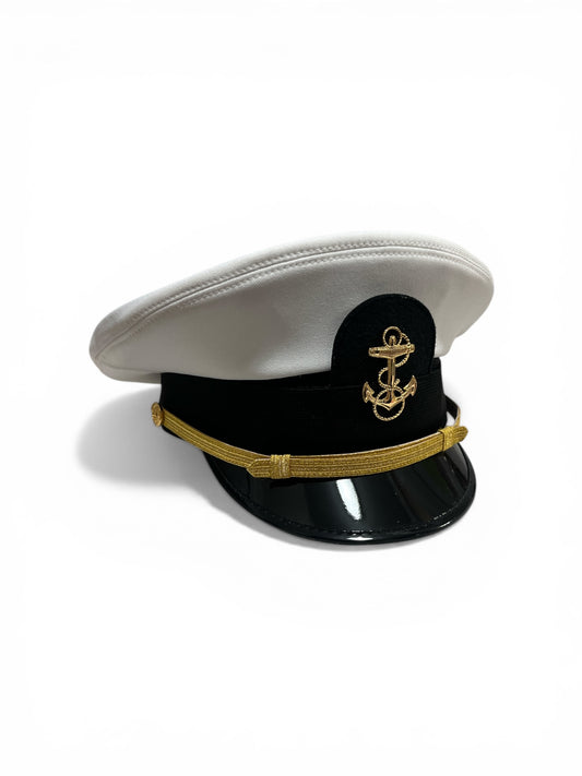 USNA Midshipman Combination Cap - Fabric Cover