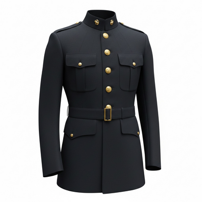 VINTAGE - USMC Male Officer Dress Blue Coat