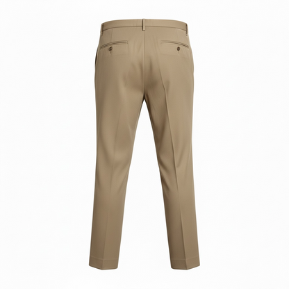 VINTAGE - US NAVY Male Khaki Trousers Poly/Wool