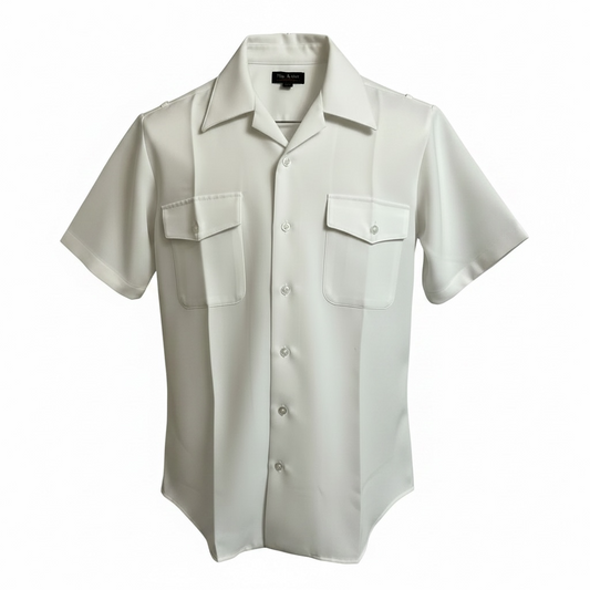 FAIR - US NAVY Male Officer White Service Shirt