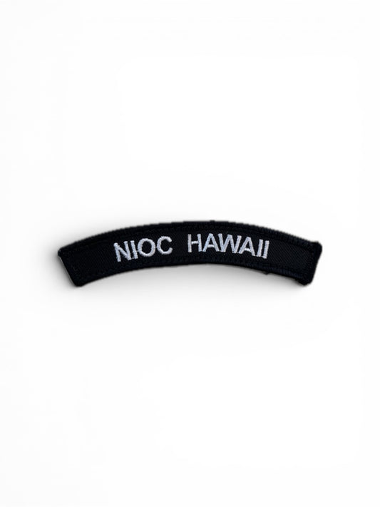 US NAVY UIM Rocker: NIOC HAWAII