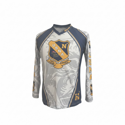 USNA Sky Diving Team V-Neck Long Sleeve Pullover Top