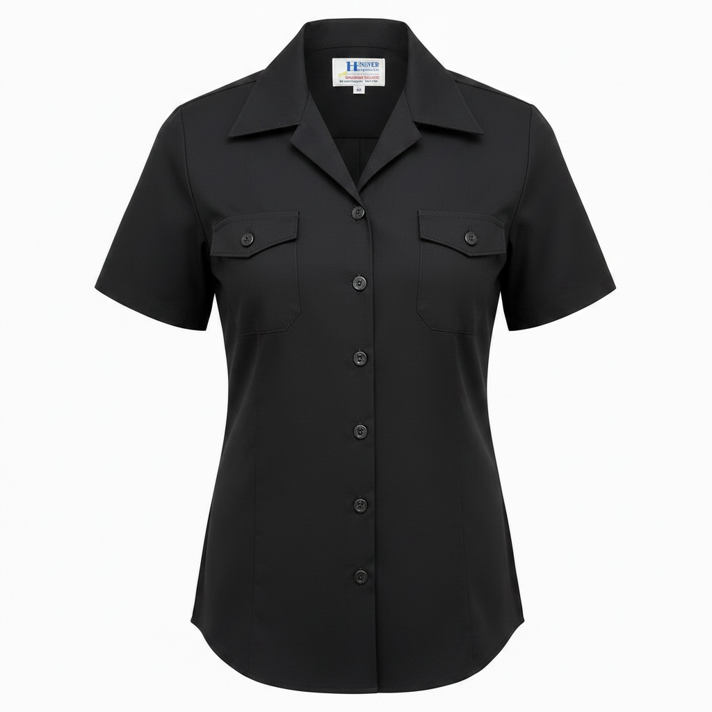 USNA Female Working Blues Short Sleeve Shirt